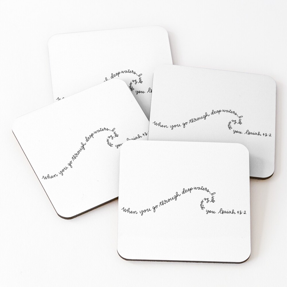 Item preview, Coasters (Set of 4) designed and sold by CCalligraphyCo.