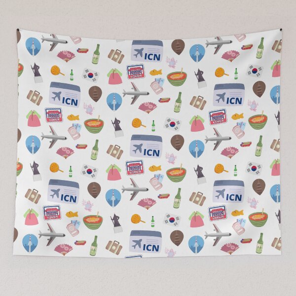 Item preview, ICN airport pattern designed and sold by My-Queens-Store.