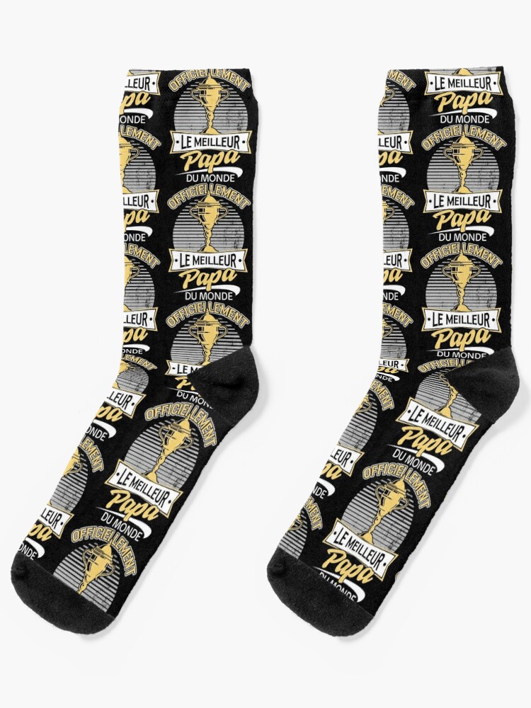 Papa T Shirt Cadeau Anniversaire Pere Homme Humour Fete Des Peres Super Grand Pere Drole Socks By Sifoustore Redbubble