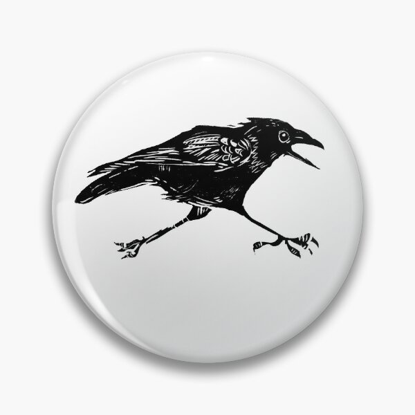 Item preview, Dashing crow designed and sold by Rachel Collier-Wilson.