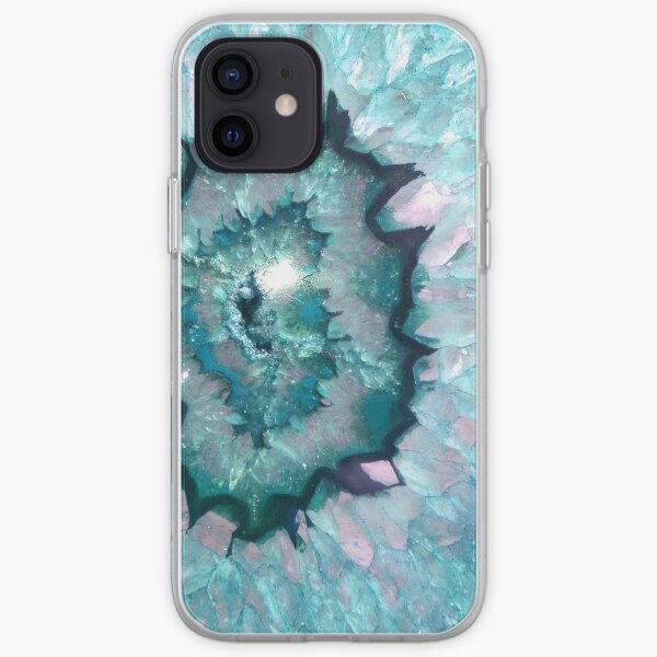 Teal Agate iPhone Soft Case