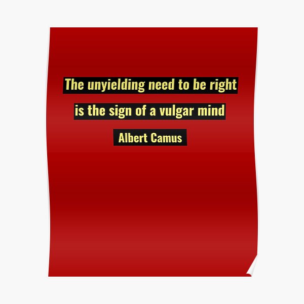 Posters Sur Le Theme Albert Camus Redbubble