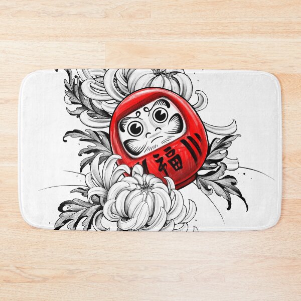 Item preview, The friendly daruma designed and sold by ninkeartsy.