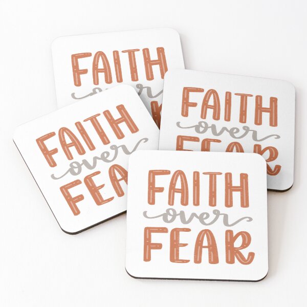 Item preview, Faith over Fear designed and sold by CCalligraphyCo.