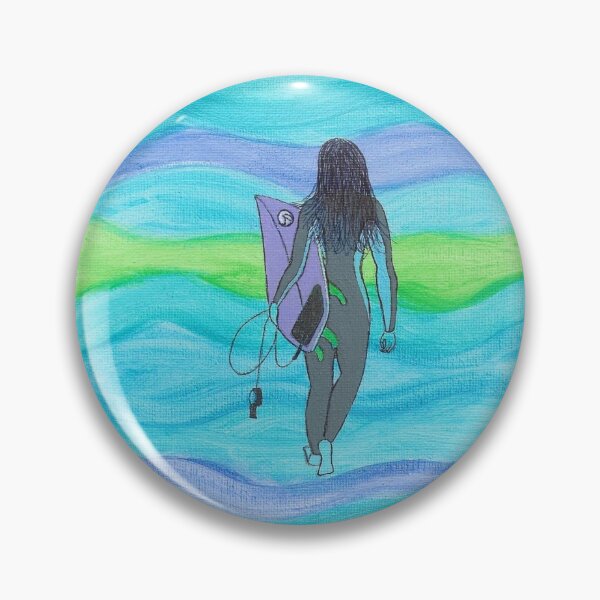 Item preview, Surfer girl ready for the cold water designed and sold by Artfullee63.