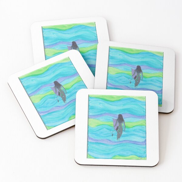 Item preview, Surfer girl ready for the cold water designed and sold by Artfullee63.