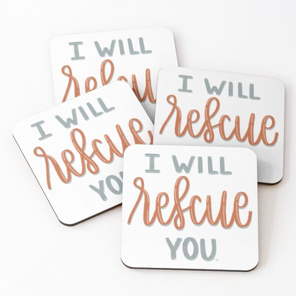 Item preview, I Will Rescue You designed and sold by CCalligraphyCo.