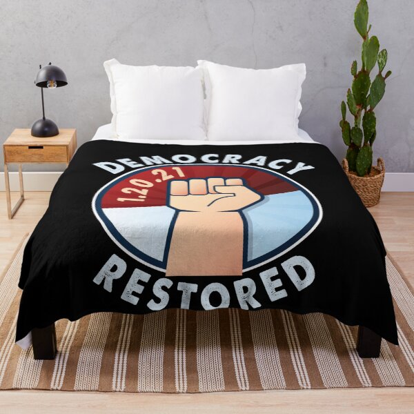 Item preview, Biden Harris Inauguration Day 2021 Democracy Restored Gift designed and sold by trendo.