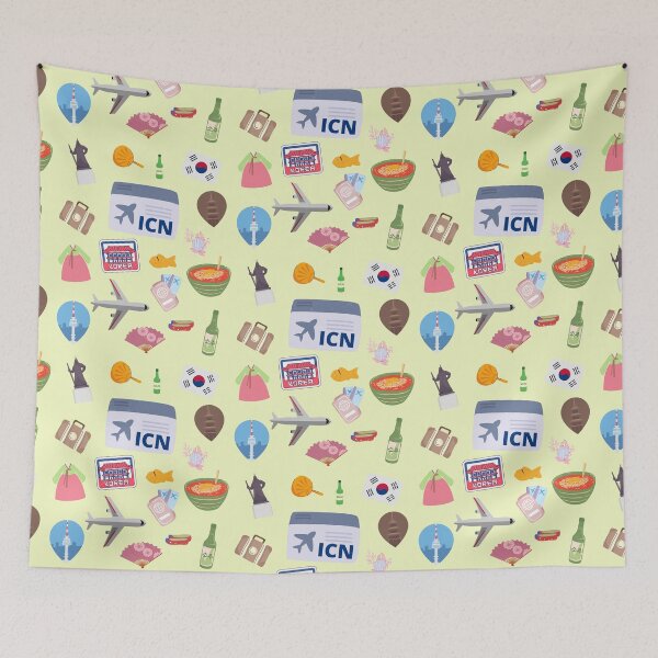 Item preview, Korea ICN Airport pattern designed and sold by My-Queens-Store.