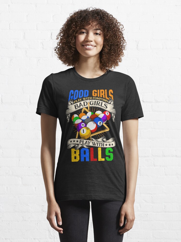 Cute Billiards Women Funny Gift For Girl Pool Player Gift T-Shirt