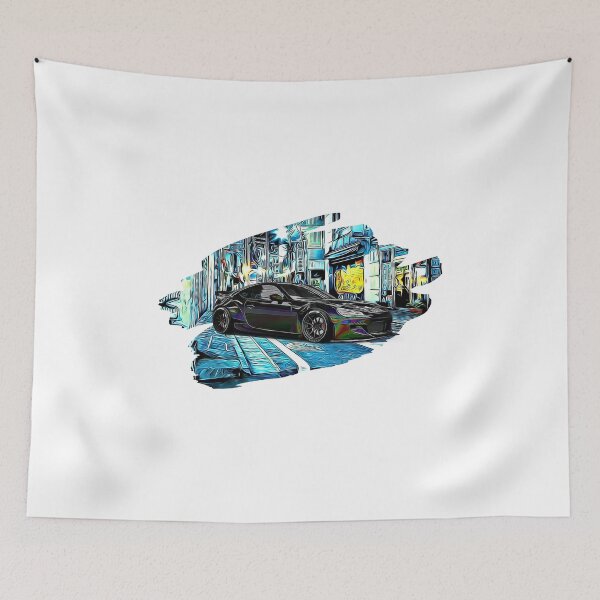 Item preview, GT86 Tuned Tokyo Night Print designed and sold by Auto-Prints.