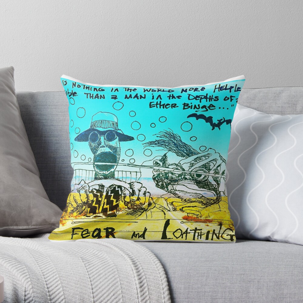 LV Art Throw Pillow