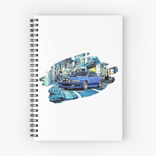 Item preview, Classic WRX STI Tokyo Night Print designed and sold by Auto-Prints.