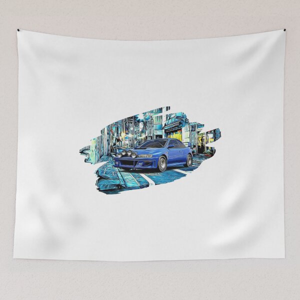 Item preview, Classic WRX STI Tokyo Night Print designed and sold by Auto-Prints.