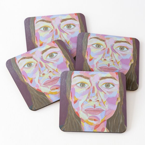 Item preview, Colorful woman portrait designed and sold by peinturemango.