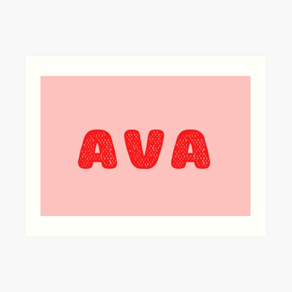 Ava Art Print