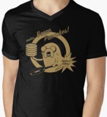 makin bacon pancakes Men's V-Neck T-Shirt