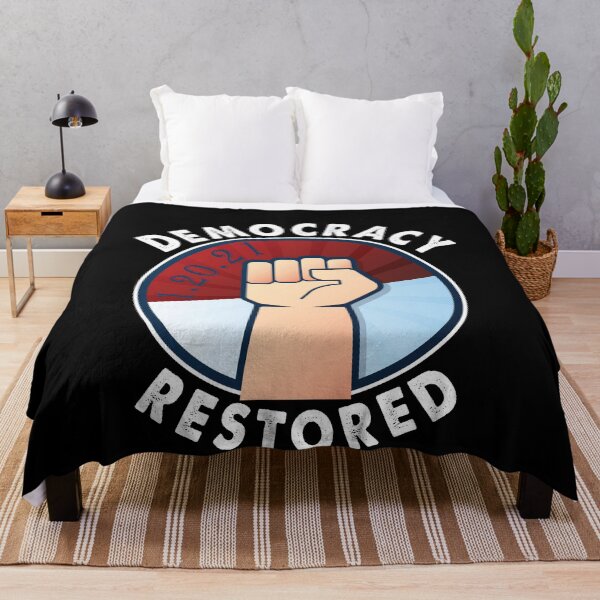 Item preview, Biden Harris Inauguration Day 2021 Democracy Restored Funny designed and sold by trendo.