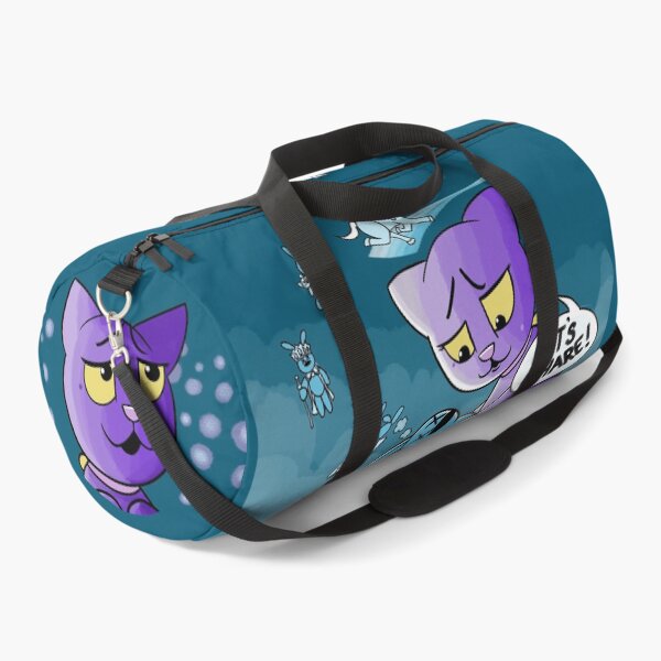 Item preview, Little Cat duffle bag and backpack designed and sold by artsybarncat.