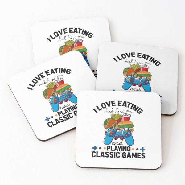 Item preview, I Love Eating Junk Food And Playing Classic Games designed and sold by Mariano Topno.