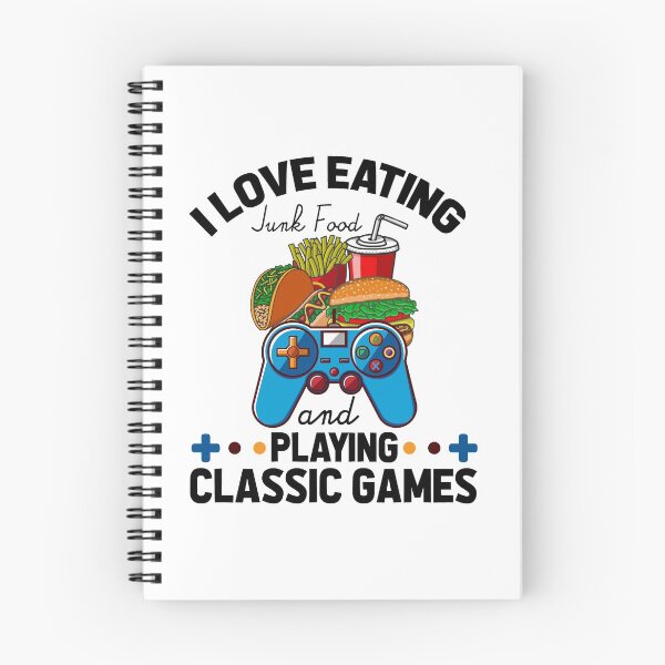 Item preview, I Love Eating Junk Food And Playing Classic Games designed and sold by Mariano Topno.