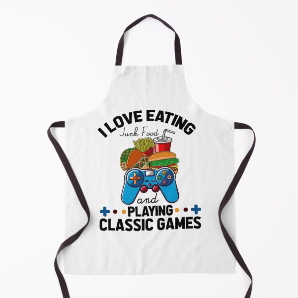 Item preview, I Love Eating Junk Food And Playing Classic Games designed and sold by Mariano Topno.