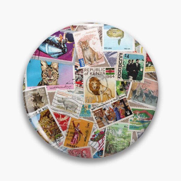 Item preview, Vintage postage stamps designed and sold by Salomėja Misė.