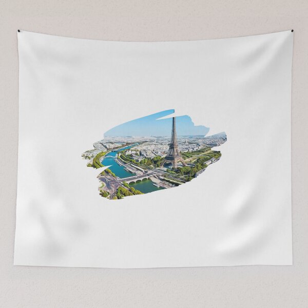 Item preview, Paris City Cartoon Print designed and sold by Auto-Prints.