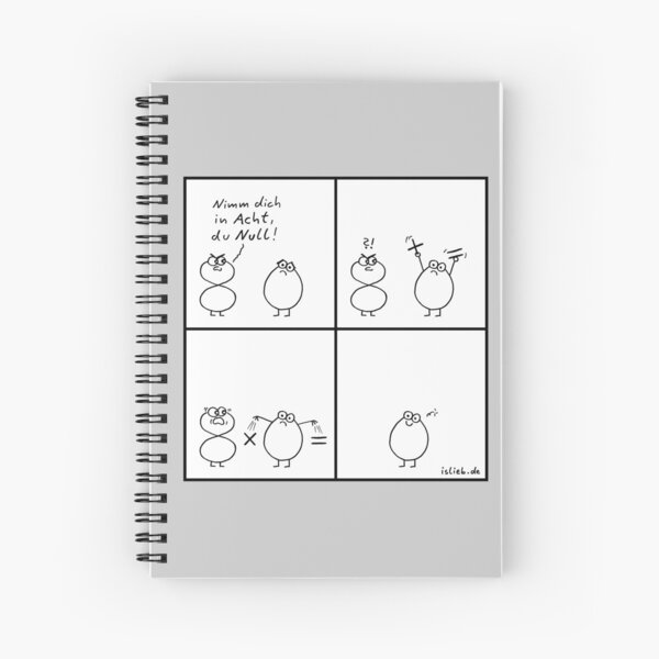 Acht Null islieb Comic Spiralblock