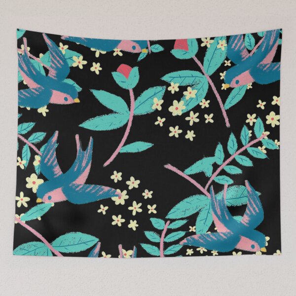 Item preview, Bluebird Spring Pattern designed and sold by joabaj.