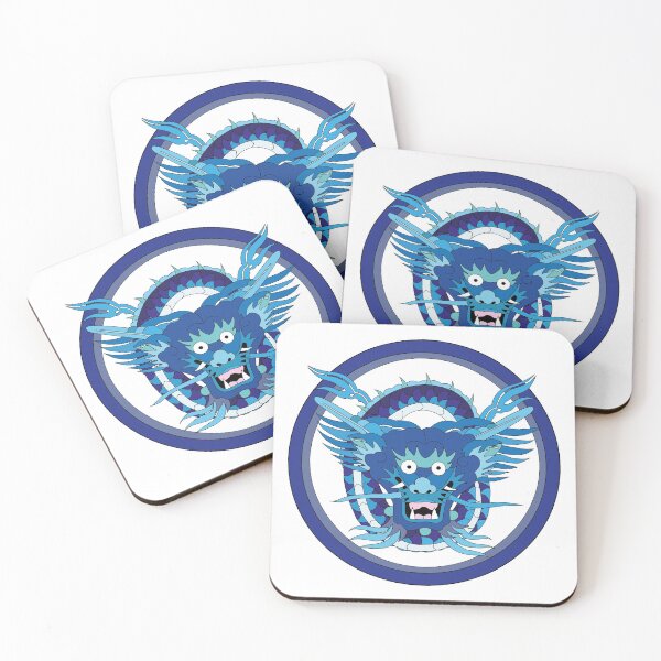 Item preview, Smiling Midnight Blue Welcome Dragon designed and sold by vincentbiollaz.