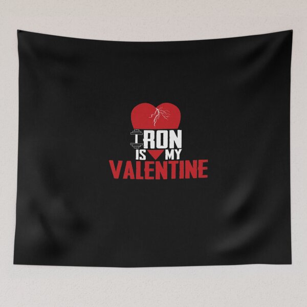 Item preview, Iron is my valentine design for gym lovers. designed and sold by DopeDesign111.