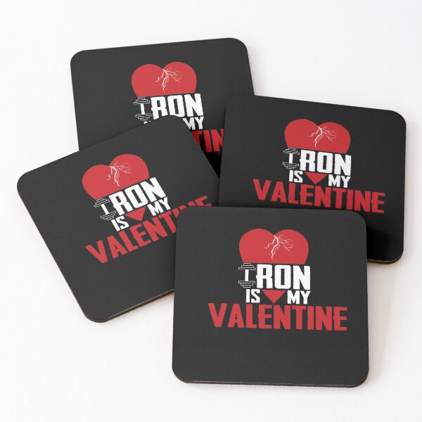 Item preview, Iron is my valentine design for gym lovers. designed and sold by DopeDesign111.
