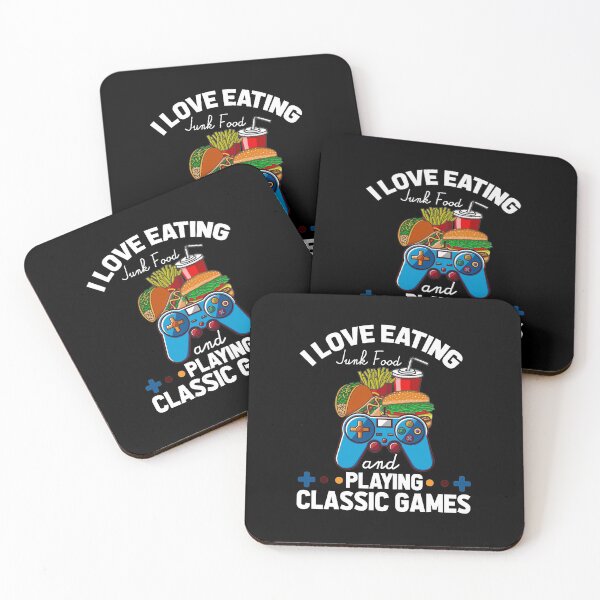 Item preview, I Love Eating Junk Food And Playing Classic Games designed and sold by Mariano Topno.