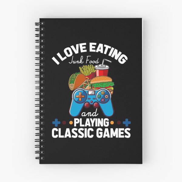 Item preview, I Love Eating Junk Food And Playing Classic Games designed and sold by Mariano Topno.