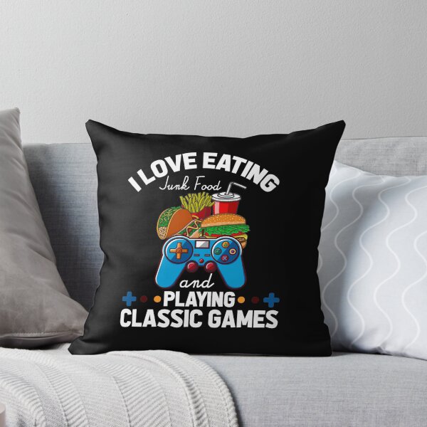 Item preview, I Love Eating Junk Food And Playing Classic Games designed and sold by Mariano Topno.