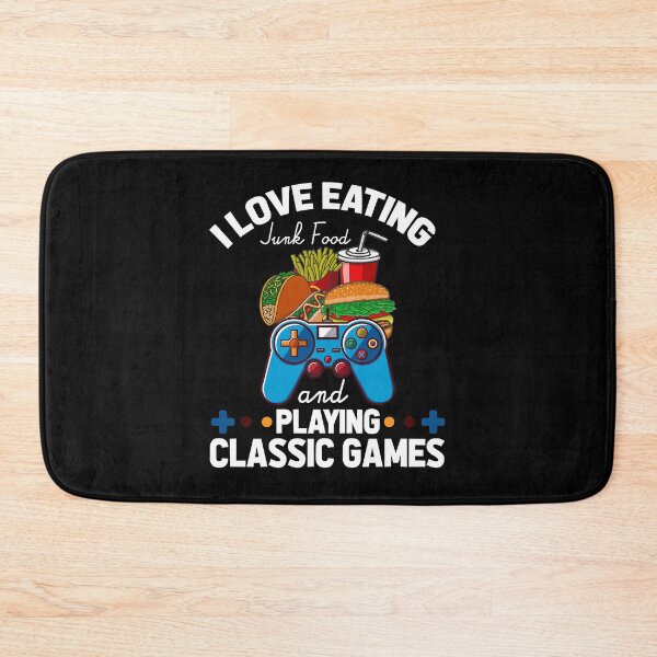 Item preview, I Love Eating Junk Food And Playing Classic Games designed and sold by Mariano Topno.