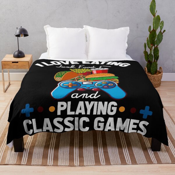 Item preview, I Love Eating Junk Food And Playing Classic Games designed and sold by Mariano Topno.