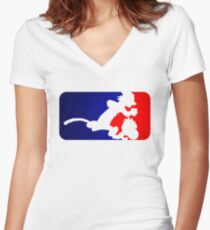 Camiseta entallada de cuello en V Calvinball
