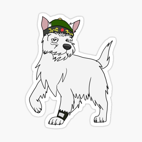 The Dog Island Captain El Dorado Sticker By Skylacine Redbubble