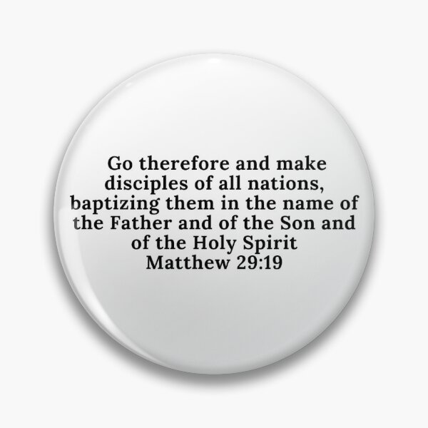 Item preview, Matthew 28:19  designed and sold by allforJesus.