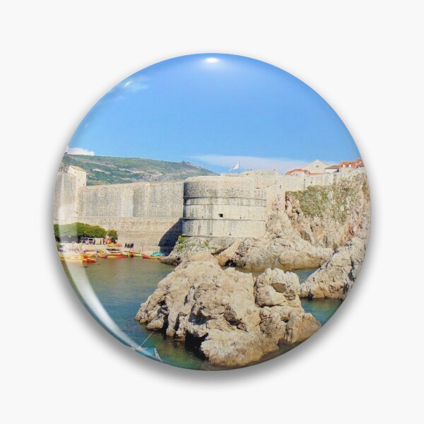 View of Old City Dubrovnik Croatia Pin