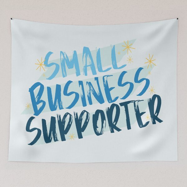 Item preview, Small Business Supporter - Blue designed and sold by feliciasdesigns.