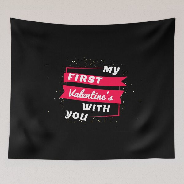 Item preview, First Valentine's With You designed and sold by DOKU_TEAM SHIRT.
