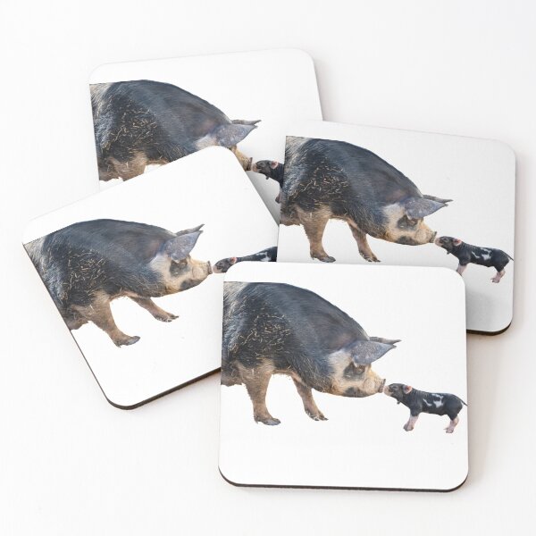 Item preview, Mama pig and newborn baby piglet designed and sold by Delicarte.