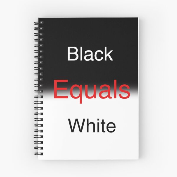 Item preview, Black Equals White designed and sold by TinaJostDesigns.
