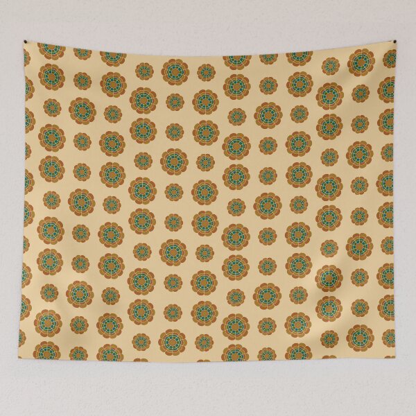 Item preview, Retro Flower Wallpaper Style designed and sold by emilyspencer.