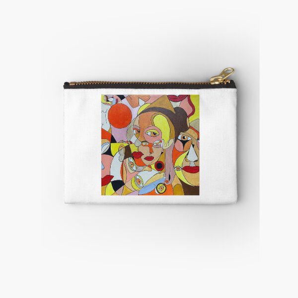 Item preview, cubism acrylic painting designed and sold by peinturemango.