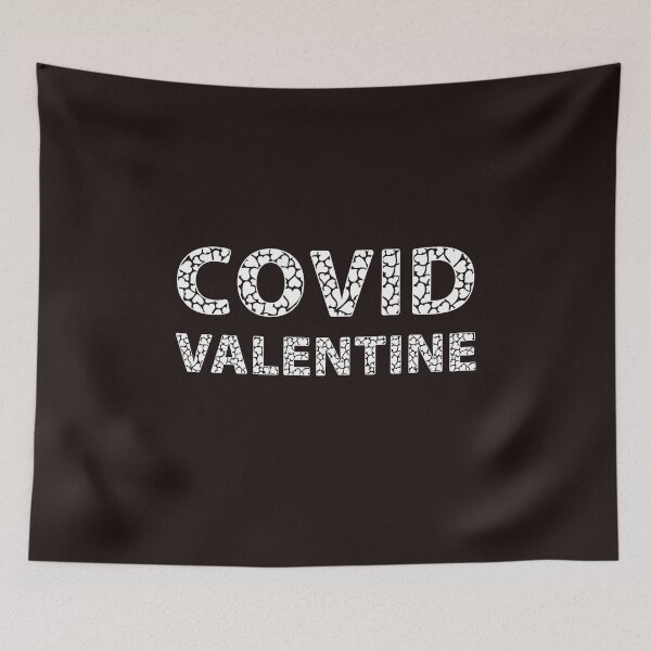 Item preview, Covid Valentine Black designed and sold by DamaliePierre.