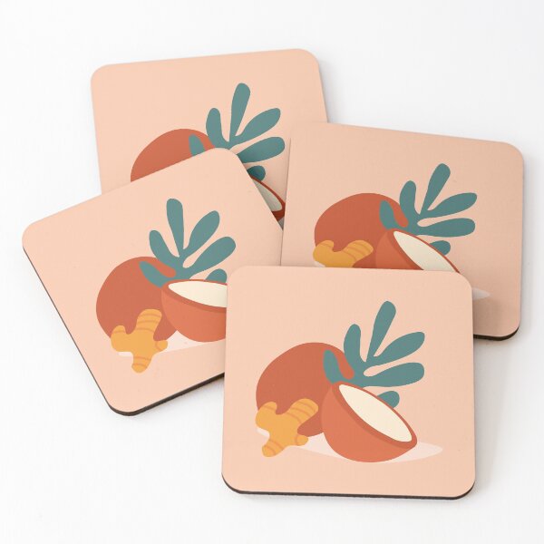 Item preview, Coconut & Ginger illustration designed and sold by Samuel Restorick.
